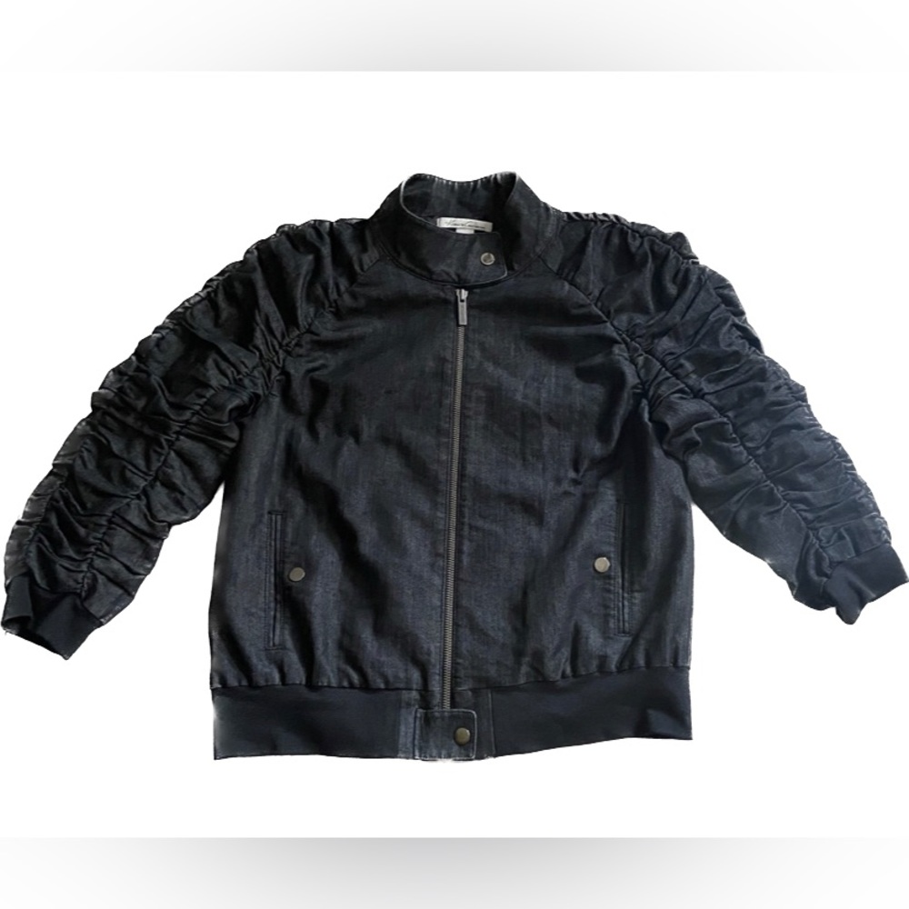KENNETH COLE women’s black JEAN JACKET SIZE SMALL